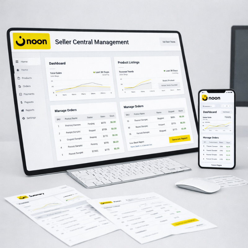 noon seller account management